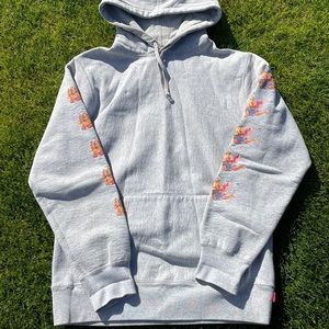 Vintage supreme pullover hoodie sz L